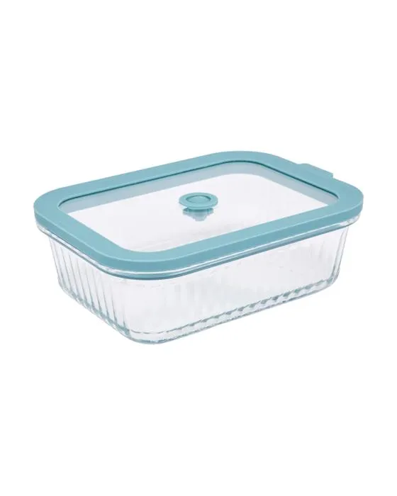 1L Conteneur en verre à côtes