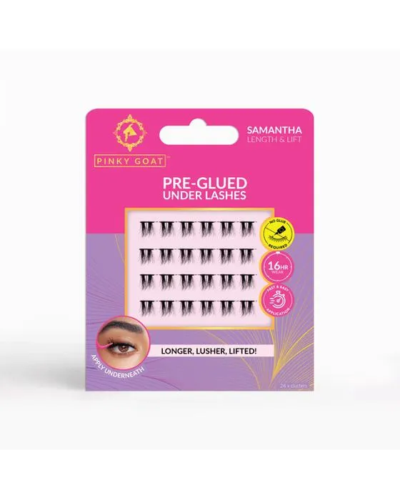 Paquet de chèvre rose 24 pré-glue sous les cils - Samantha