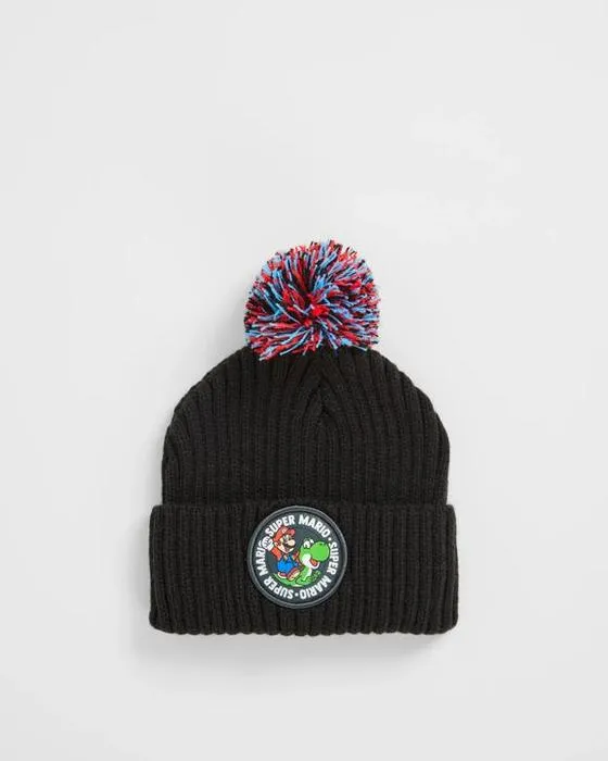 Super Mario Pom Pom Bonnet