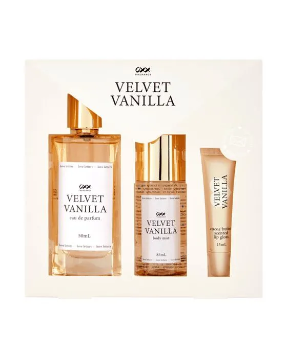Ensemble cadeau de vanille de velours de parfum OXX