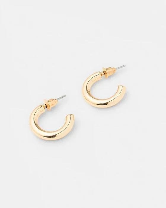 Boucles d'oreilles en boucles d'oreilles - Ton doré
