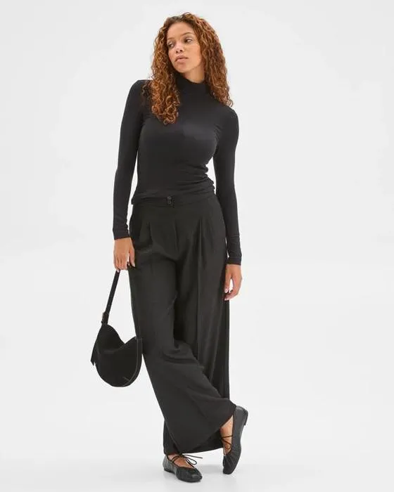 Aperçu Pantalons à jambes larges à os de hareng
