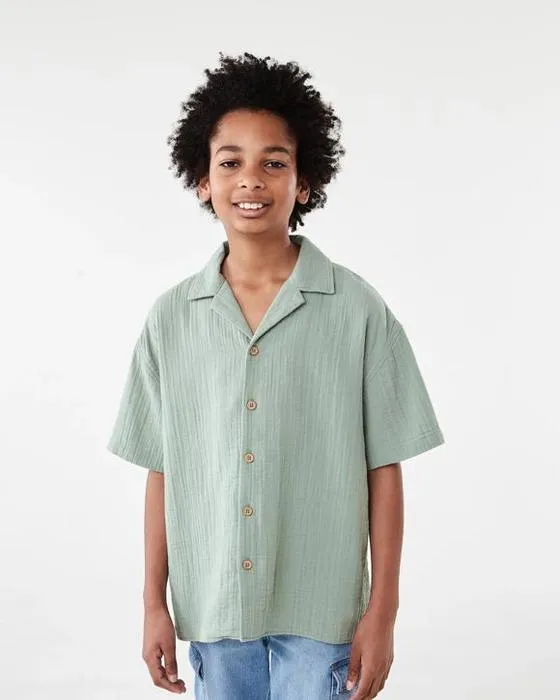 Chemise manches courtes en double tenue