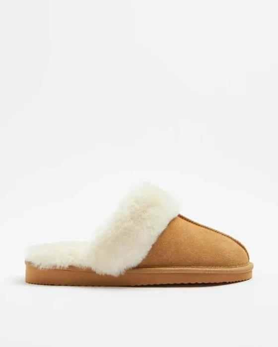 Boots et chaussons Ugg Design australien Femmes Pantoufles et Pantoufles en cuir