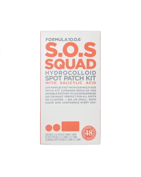 Formule 48 pièces 100,6 S.O.S Squad Hydrocolloïde Spot Kit - Acide salicylique