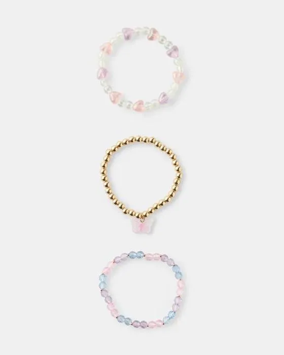 3 Bracelets Pack Papillons