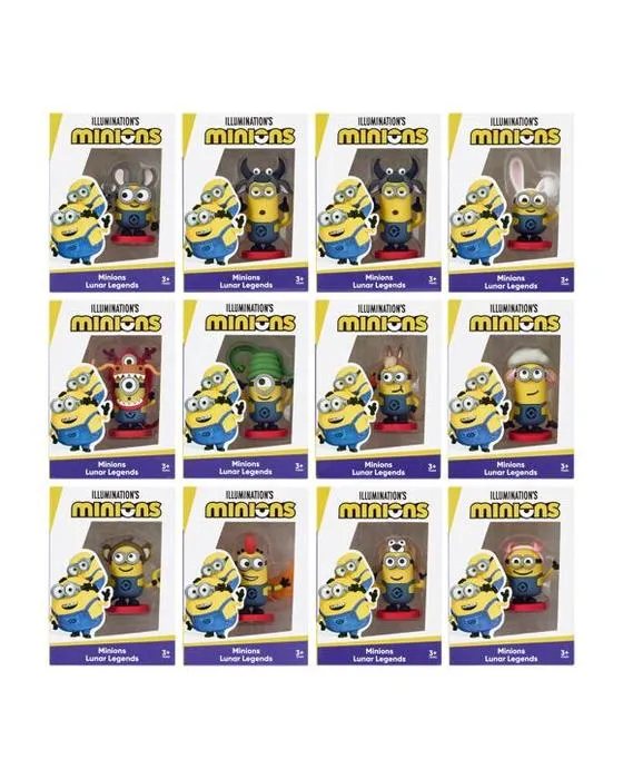 Figure des légendes lunaires des Minions d'éclairage - assorties
