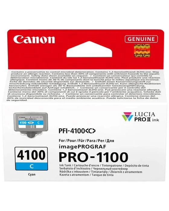 Canon PFI-4100 Cyan Encre