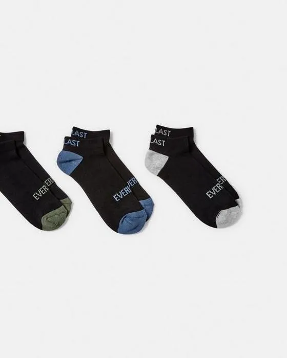 3 Pack de chaussettes Everlast Homme Performance Bas coupe