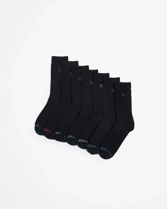 7 jours-paquets de la semaine Chaussettes d'équipage d'affaires - Maxx