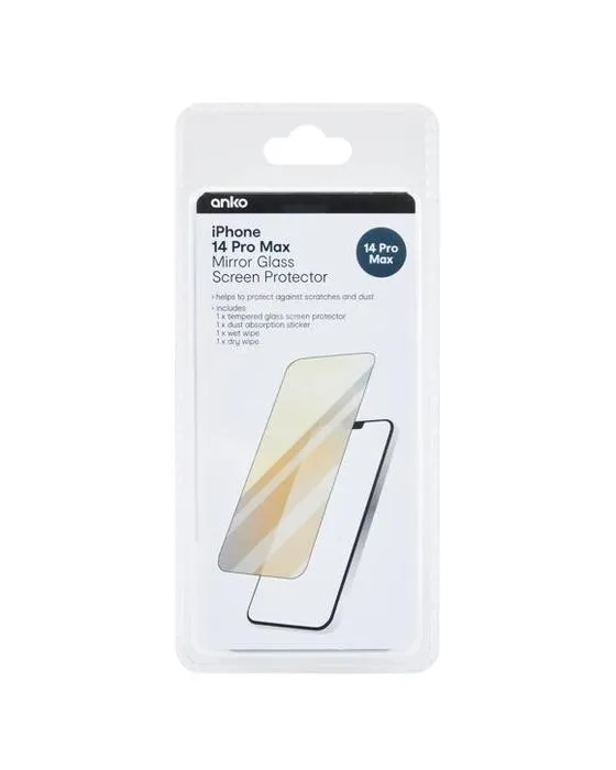Protection d'écran en verre miroir pour iPhone 14 Pro Max