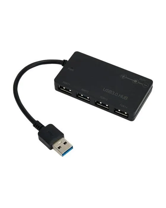 4 Port USB 3.0 Hub - Noir