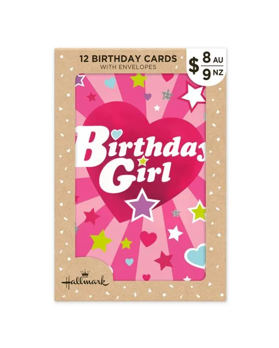 12 cartes d'anniversaire de marque de commerce - Chat et chien