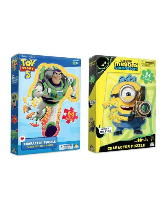 Puzzle de caractère de 64 pièces - Assortiment