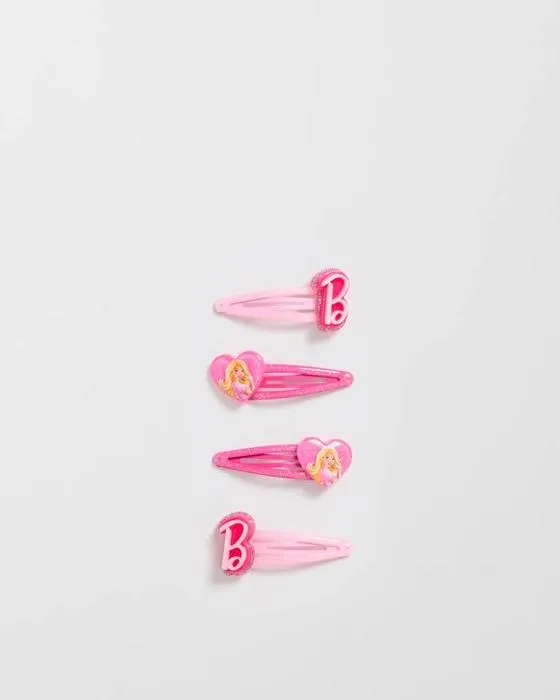 Barbie 4 Pack Icons Snap Hair Clips