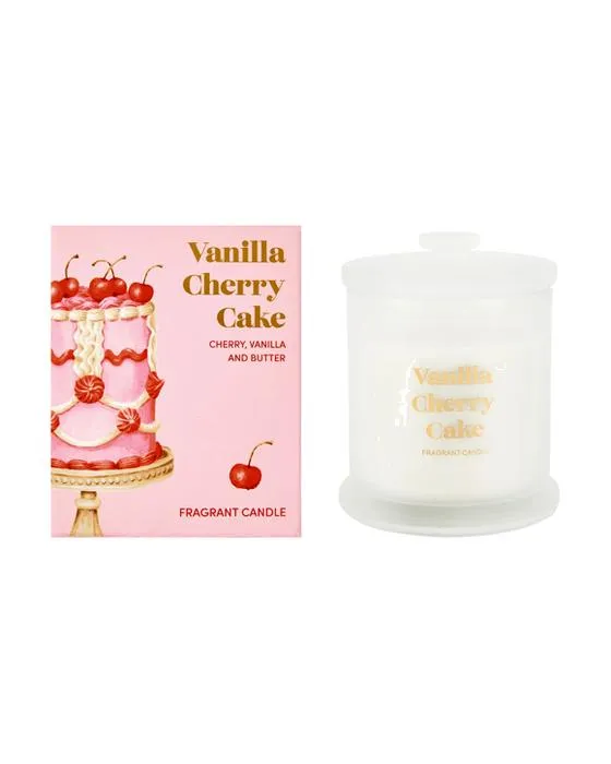 Bougie parfumée de gâteau à la cerise de vanille