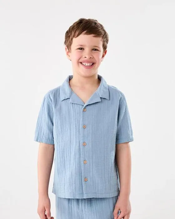Chemise manches courtes en double tenue