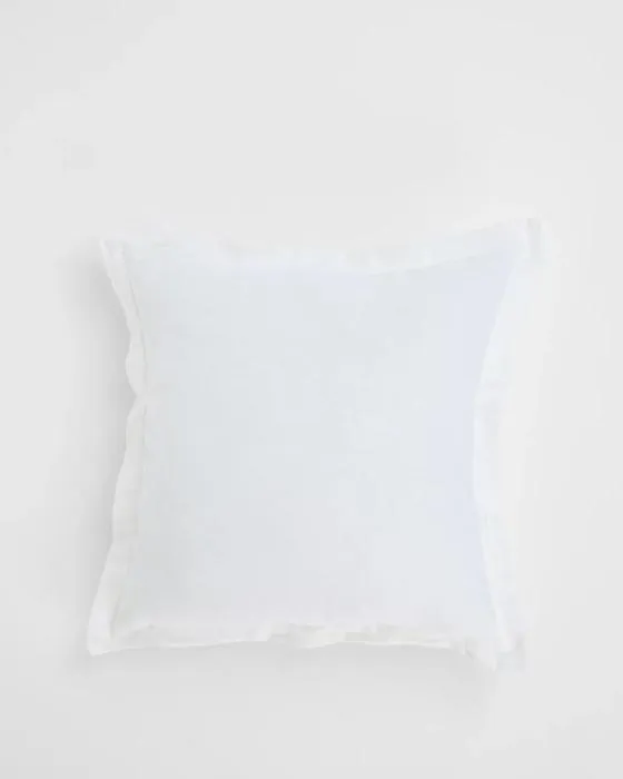 Coussin de laine de laine/de coton - Taille unique - Blanc