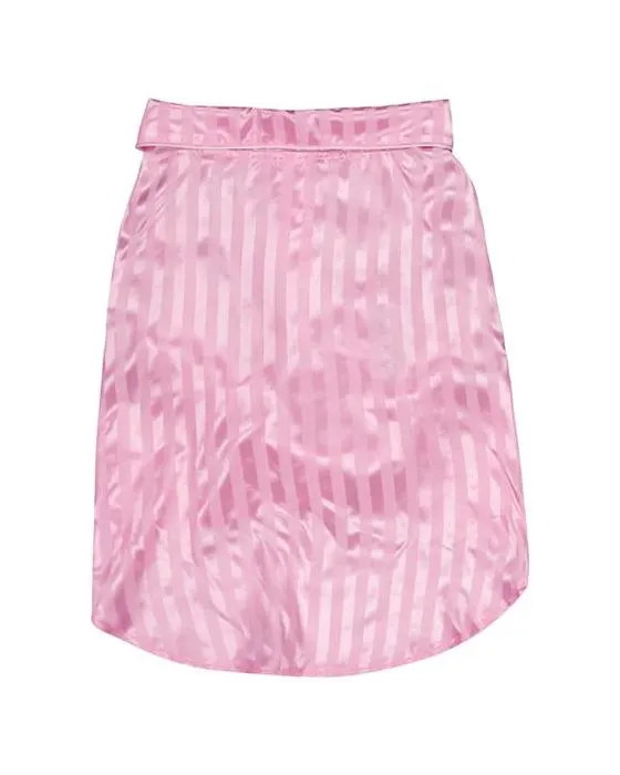 Pyjamas de stripe satinée pour animaux de compagnie - Extra Large, Rose