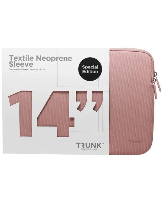 Tourelle 14 Velvet côtelé Portable Manches Chaud Rose