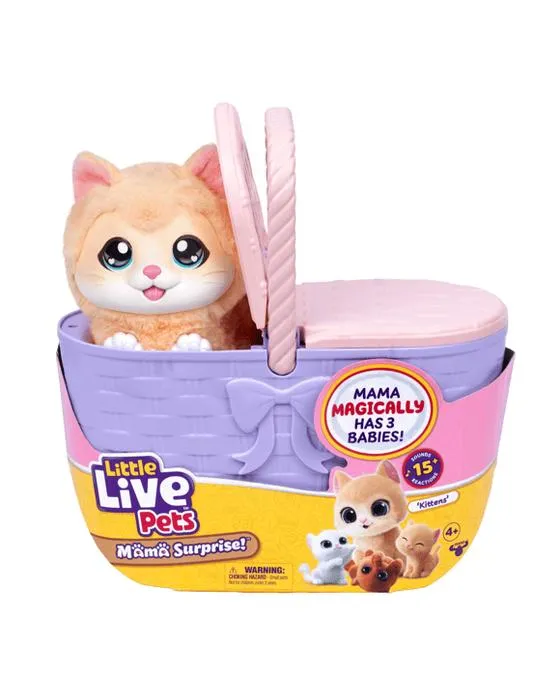 Petits animaux de compagnie Mama Surprise Kittens Playset