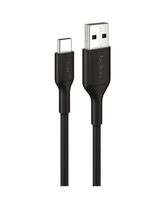 Belkin BoostCharge USB- Un câble USB-C 15cm noir