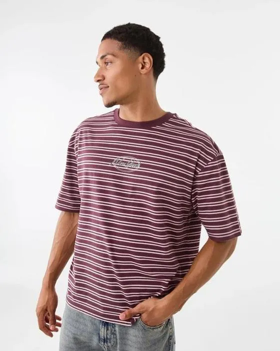 T-shirt à rayures boxées