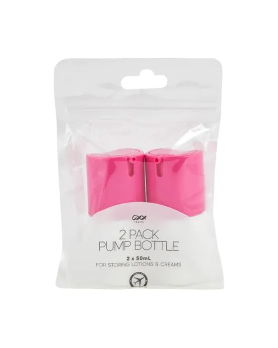 Bouteilles de pompe à 2 paquets de voyage OXX