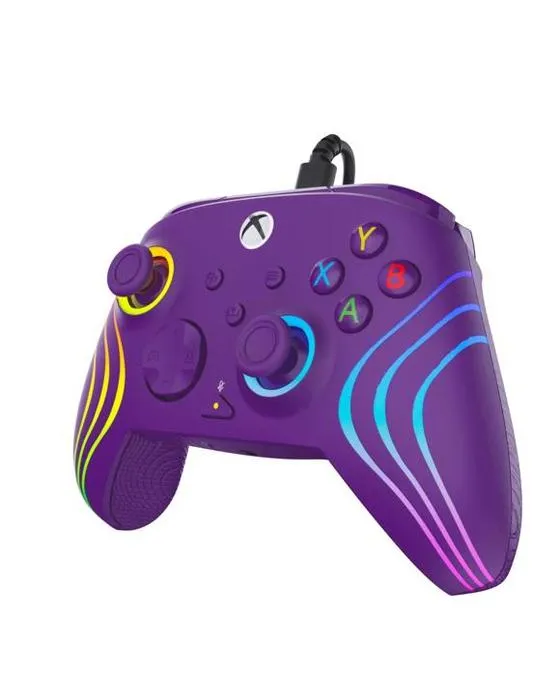 Turtle Beach Afterglow Wave Contrôleur RGB filaire pour Xbox Series X.S - Purple