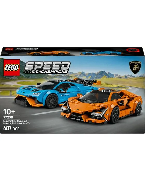 Champions de vitesse LEGO Lamborghini Revuelto & Huracan STO 77238