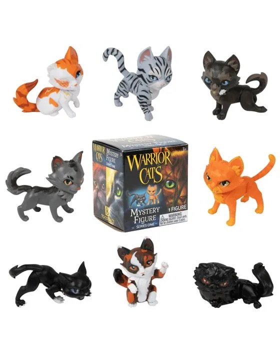 Warrior Cats 2.5 pouces Mystery Figurines Series 1 - Assortiment - Multi