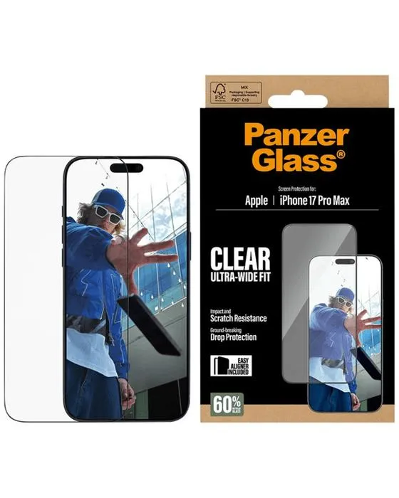 Protecteur d'écran en verre de Panzer iPhone 17 Pro Max