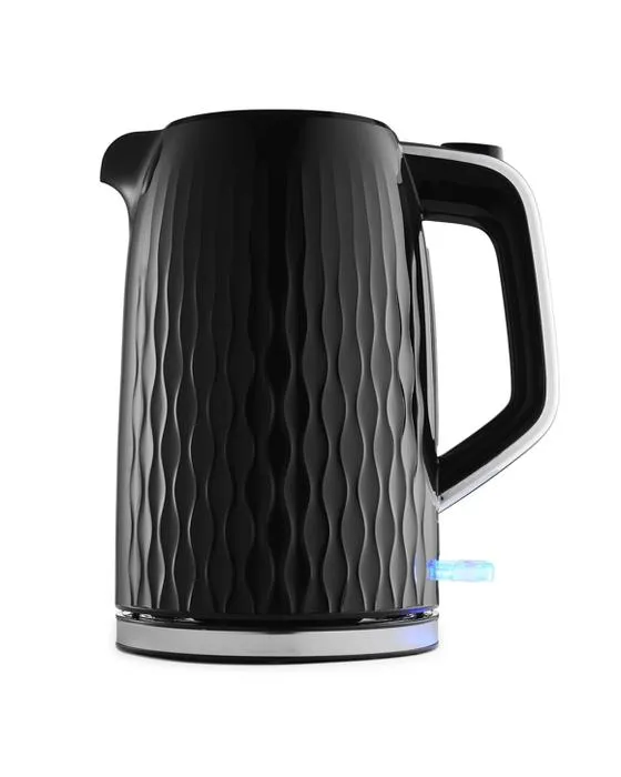 1.7L Bouilloire - Noir et argent look