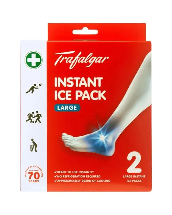 Trafalgar Ice Pack Instantané Grand 2 Pack