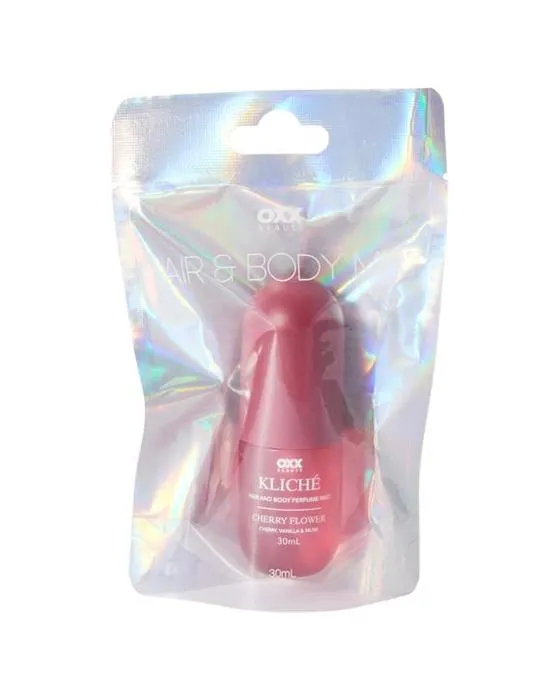 OXX Beauté Kliche Cerise cheveux de fleur et parfum corporel Mist 30ml