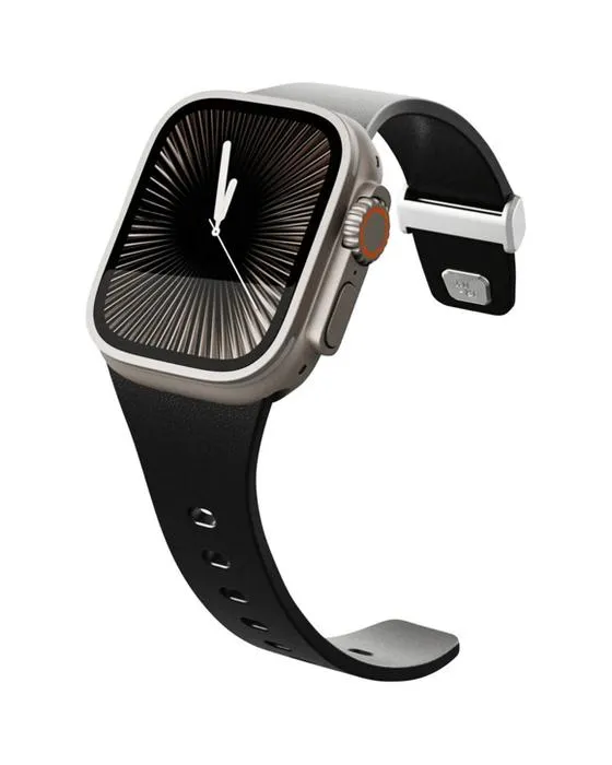 Journey Urban Apple Montres bracelet en cuir 4249mm noir