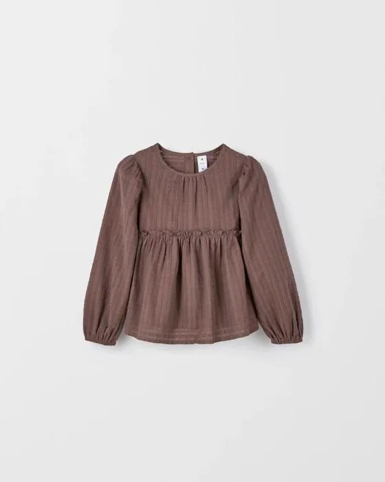 Blouse à manches longues à ballons pour enfants