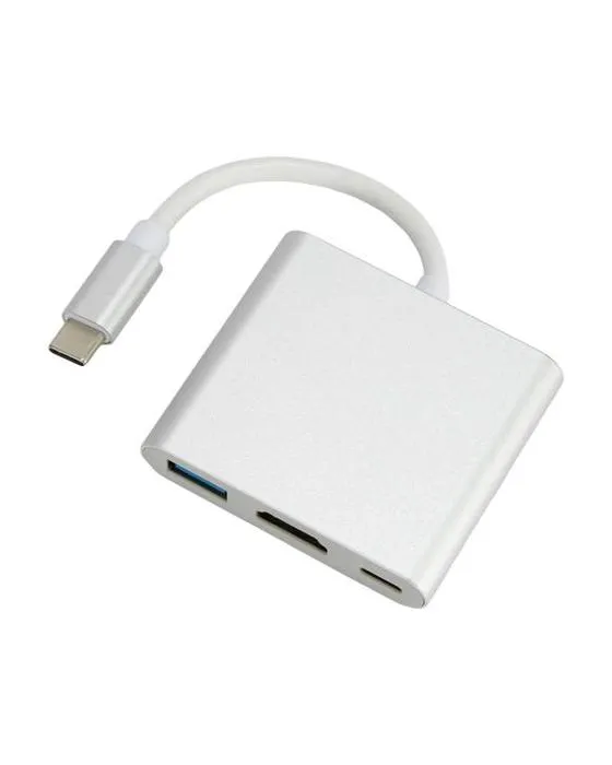 3 Port USB-C à l'adaptateur HDMI