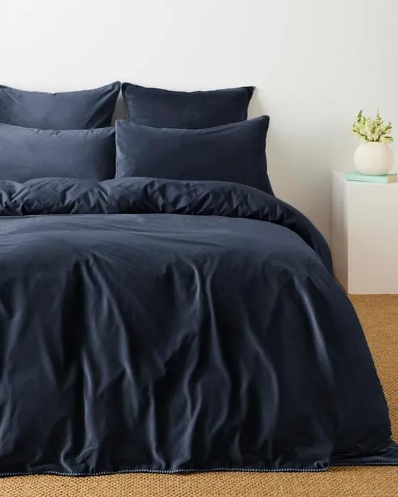 Cible Couverture de couverture de laque Velvet - lit Queen - bleu