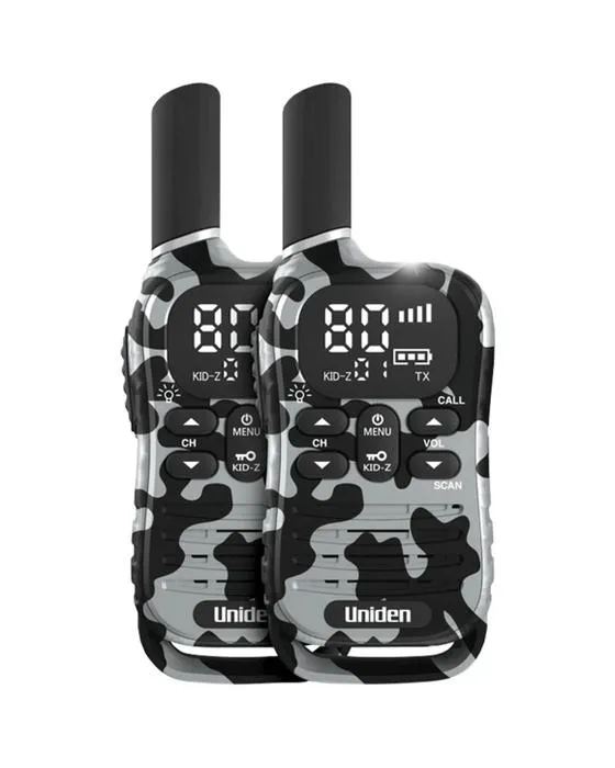 Uniden UH45 Max 2 Way UHF Radio Camo Grey 2 Pack