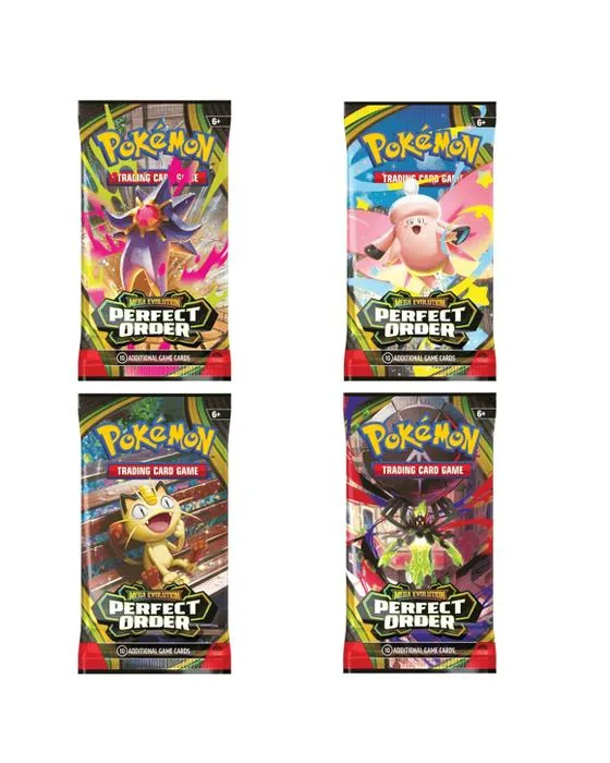 Jeu de cartes de trading Pokemon: Mega Evolution - Affichage de booster de commande parfait - Assortiment