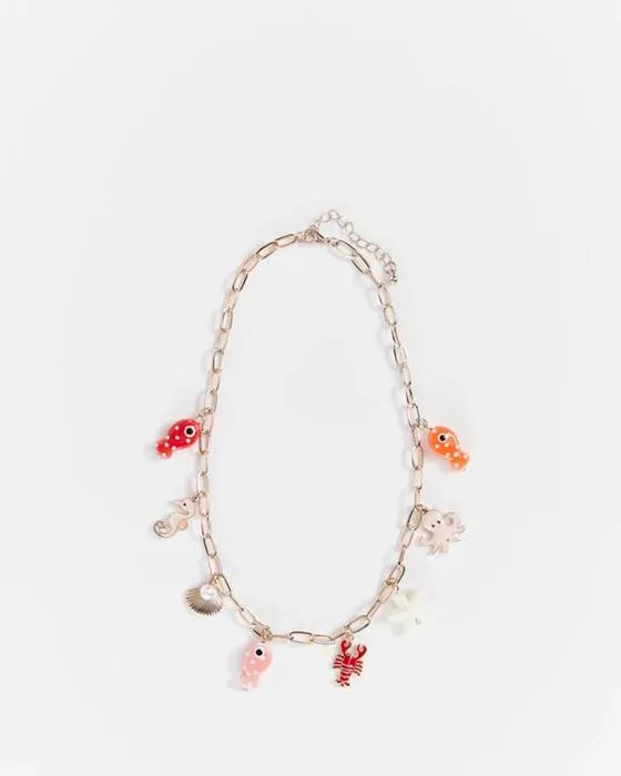 Cible Enfants Mer Thème Collier de charme