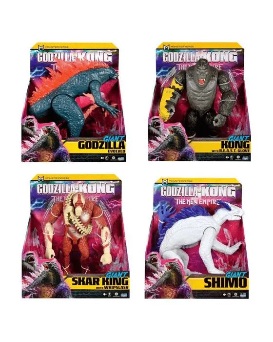 28cm Monsterverse Godzilla x Kong: La figure d'action géante du nouvel Empire - Assortiment