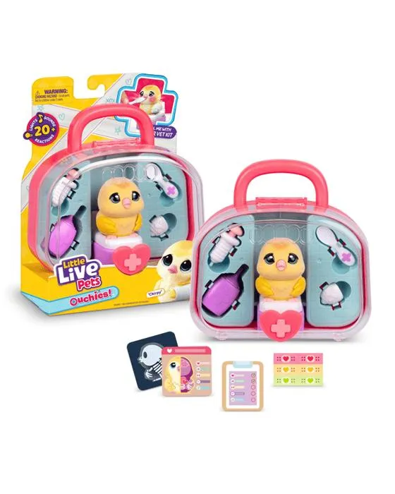 Petits animaux vivants Ouchies Kit Vet - Assortiment