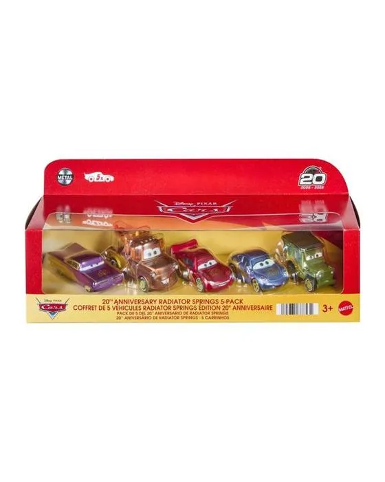 Disney Pixar Cars Diecast 20ème anniversaire Radiateur Springs 5 Pack