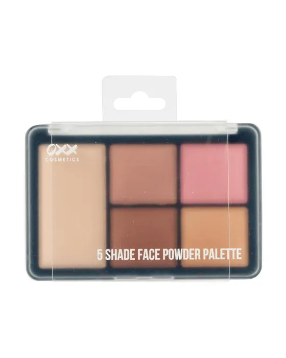 OXX Cosmétiques 5 Palette en poudre de visage de teinte