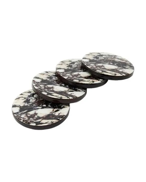 4 Sous-verres de l'apparence marbre