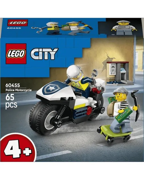 LEGO City Police Motorcycle Chase 60455
