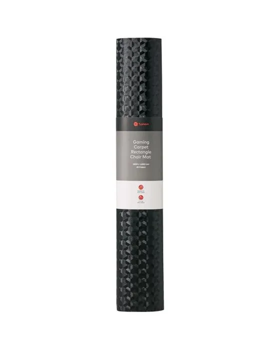 Tapis de chaise de jeu pour tapis 900x1200mm noir