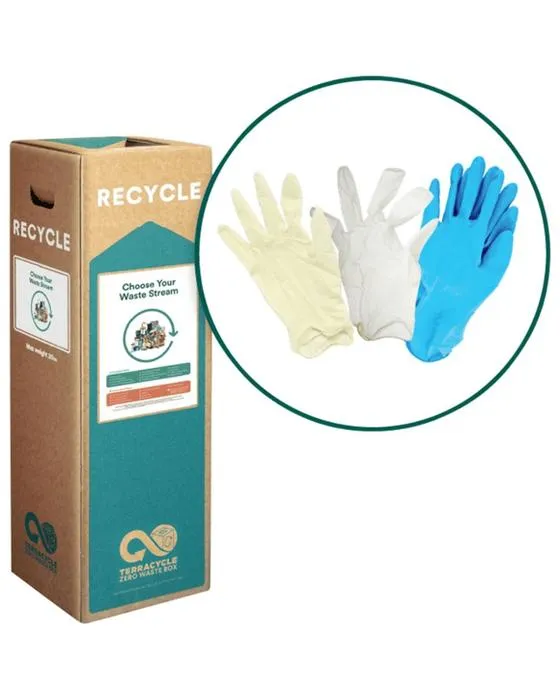 Boîte à déchets TerraCycle Zero pour gants jetables